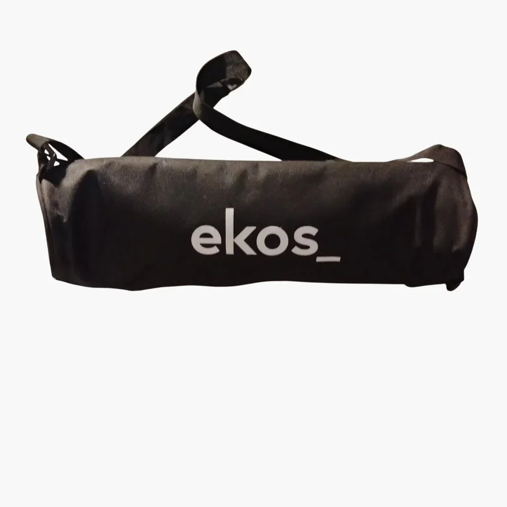 Ekos Black Travel Carrying Case Insulated Bottle Bag Adjustable Strap